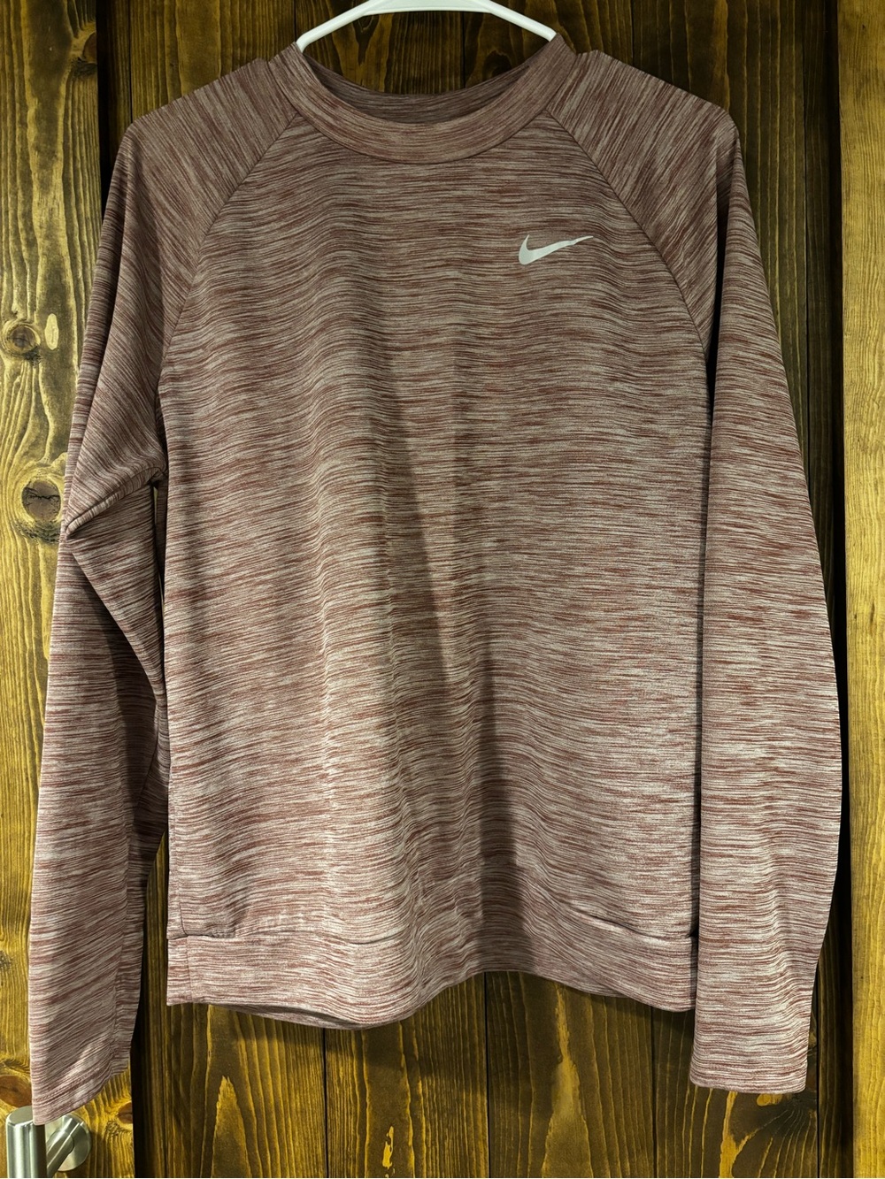 Nike Running Long Sleeve Dri Fit Space-dye Large